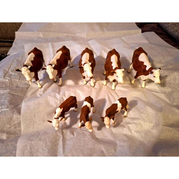 Schleich‎  DAIRY COW 2008 Brown & White RETIRED D-73527 Herd Dispersal 8 - Picture 1 of 9